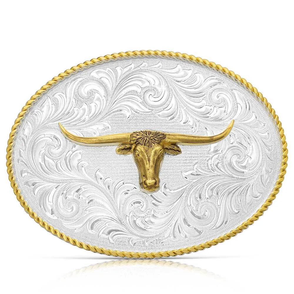 Oval Longhorn Buckle 1255-767M