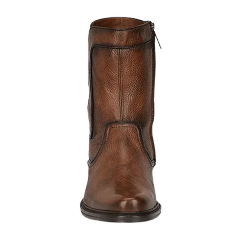 Almond Deer Zipper Casual Ankle Boot FC661