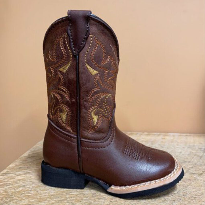 Infant Brown Western Boot TMI200654