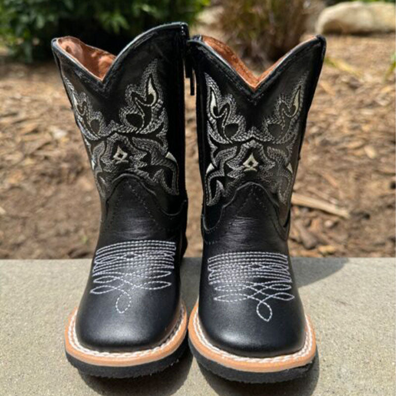Infant Black Western Boot TMI200645