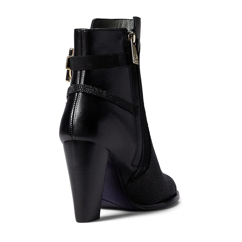 Black Stingray Casual Ankle Boot FC534