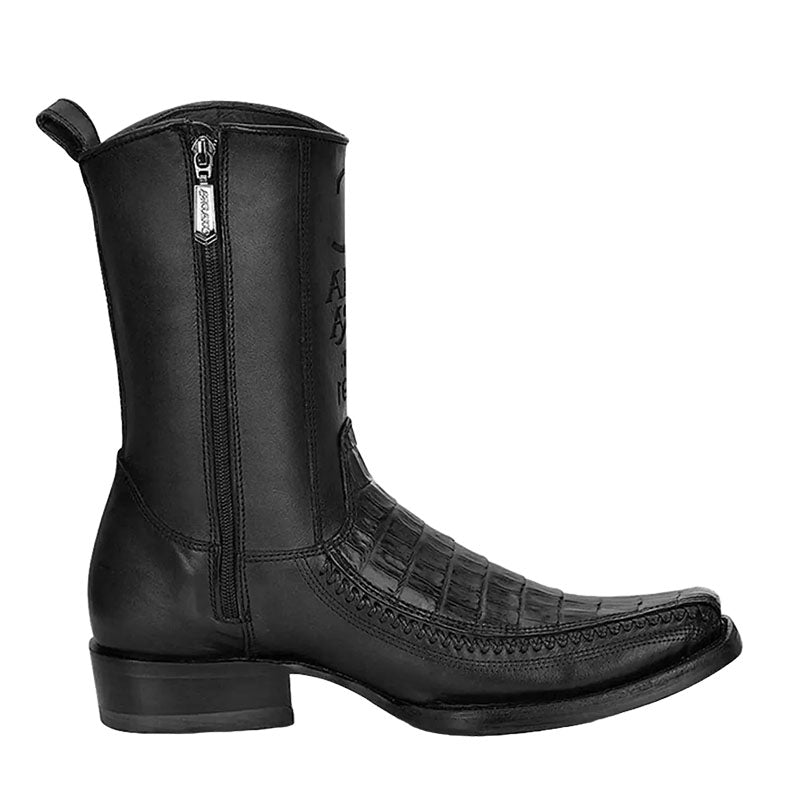 Plunge Black Caiman Casual Boot CU805