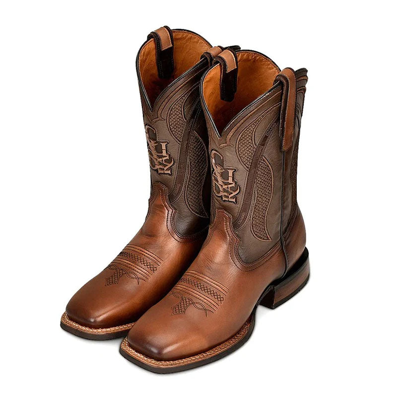 Satro Sand Brown Cowboy Boot CU656