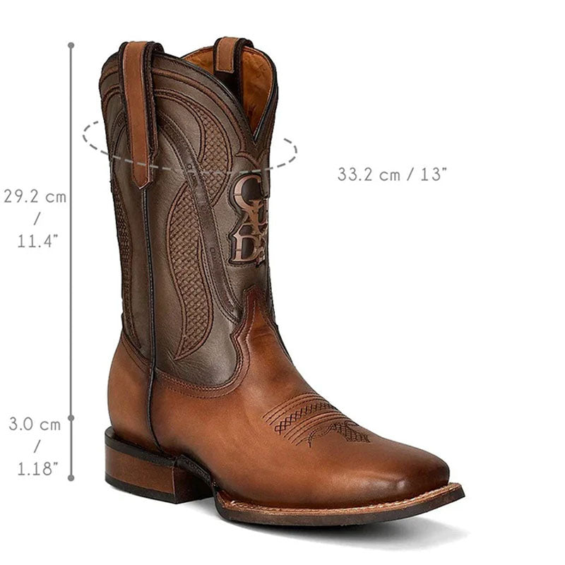 Satro Sand Brown Cowboy Boot CU656