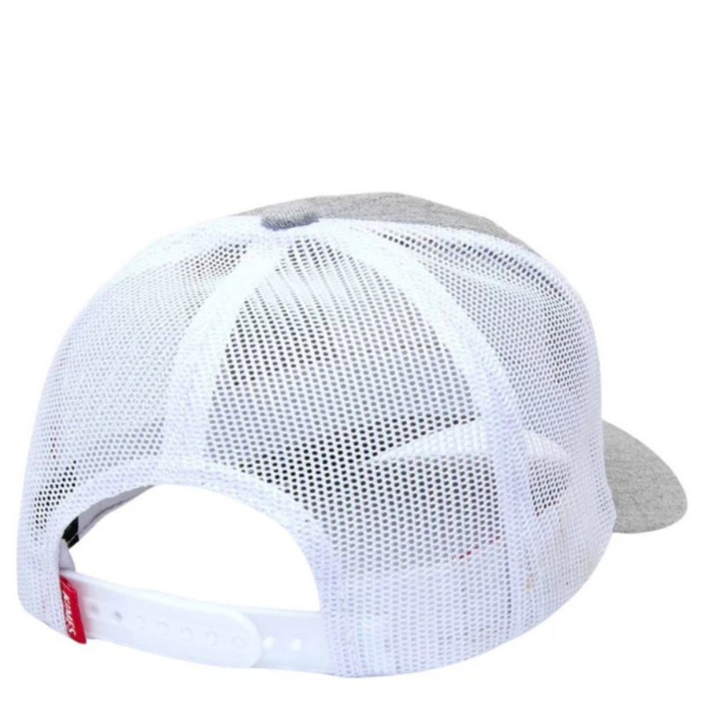 Rear view featuring the adjustable snapback closure.