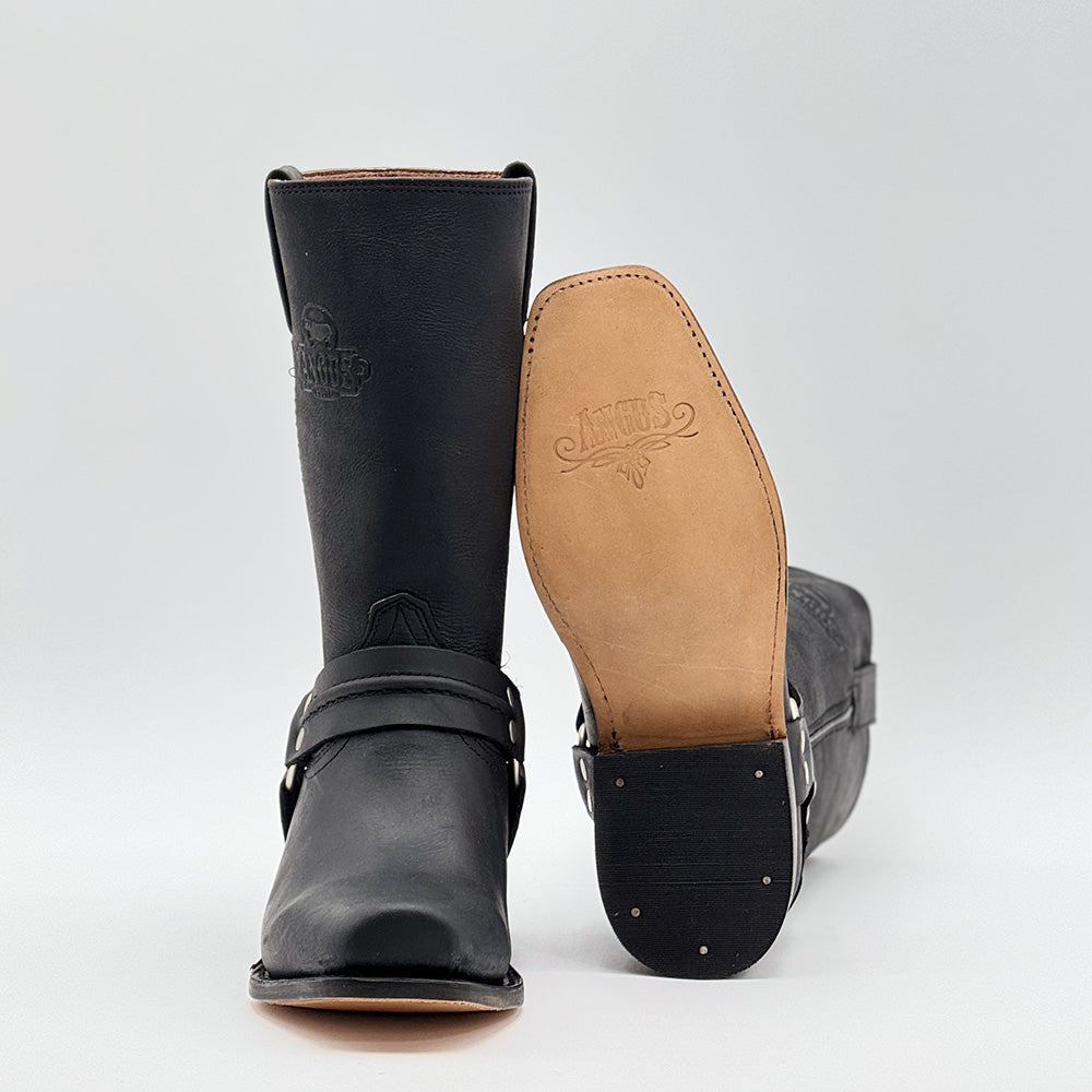600 Trompa de Puerco Black Cowboy Boot