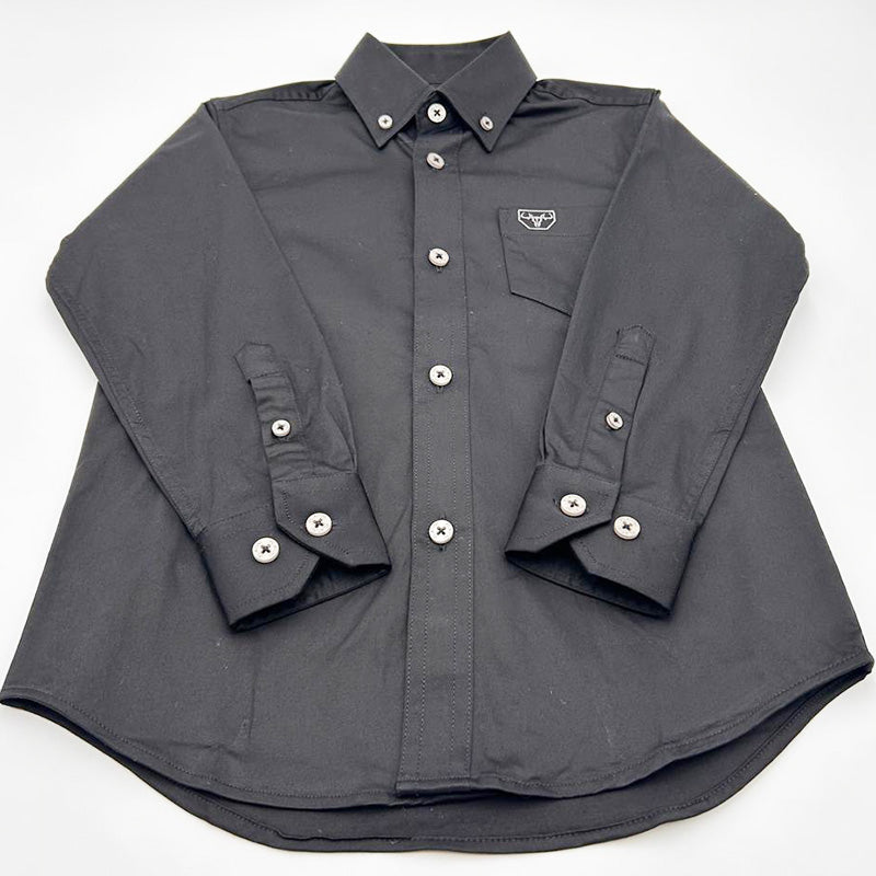 Black Modern Fit Shirt CTK9258