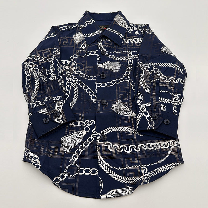 Boys Blue Shirt PVKLS020 #07