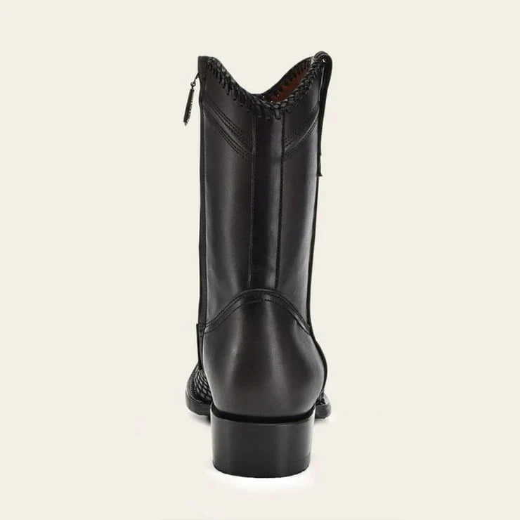 Oxford Laser & Woven Narrow Square Toe Boot CU969