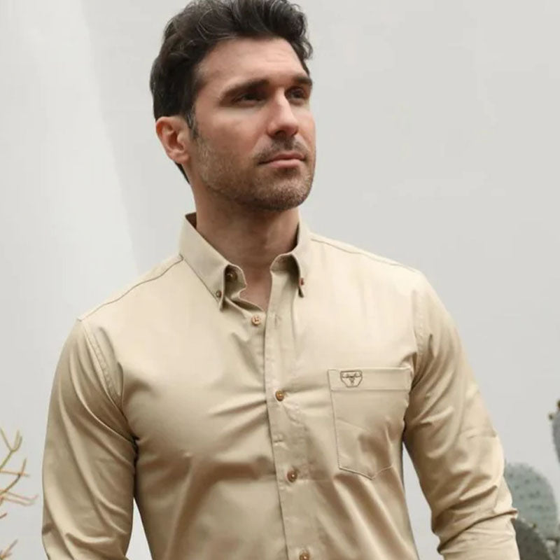 Modern Fit Beige Shirt CTL9261