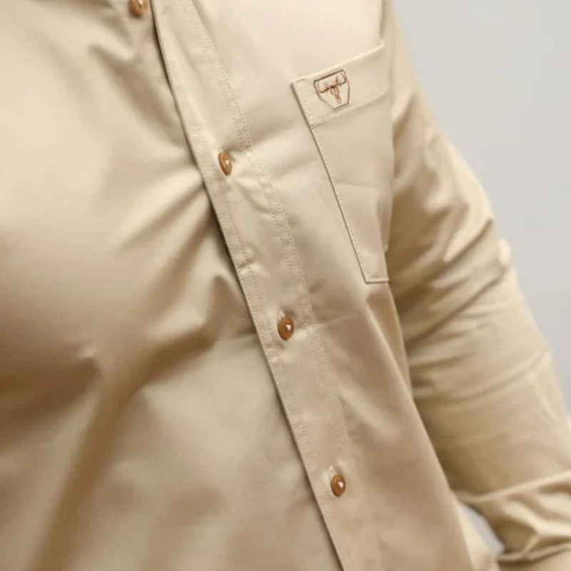 Modern Fit Beige Shirt CTL9261