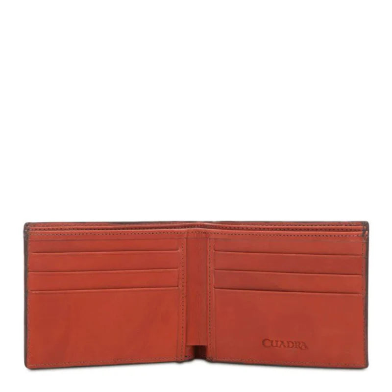 Brown Ostrich Wallet DU295