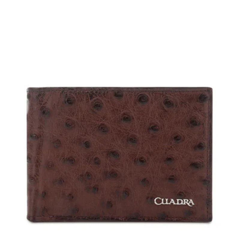 Brown Ostrich Wallet DU295