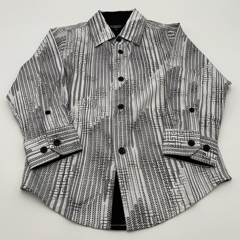 Boys Black/White Shirt PVKLS020 #15