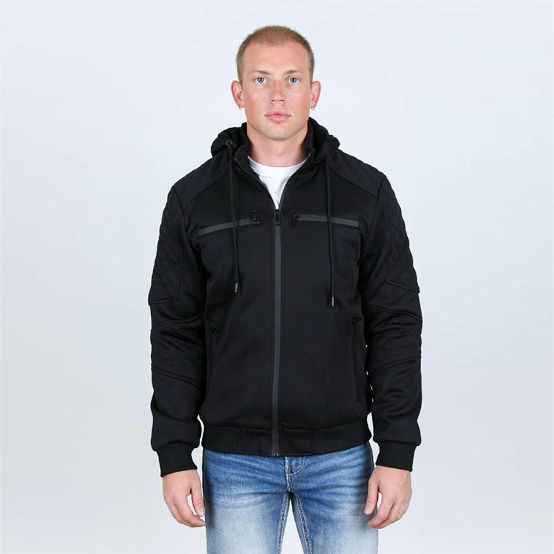 Fur Lined Quilter Hooded Jacket FHD9469