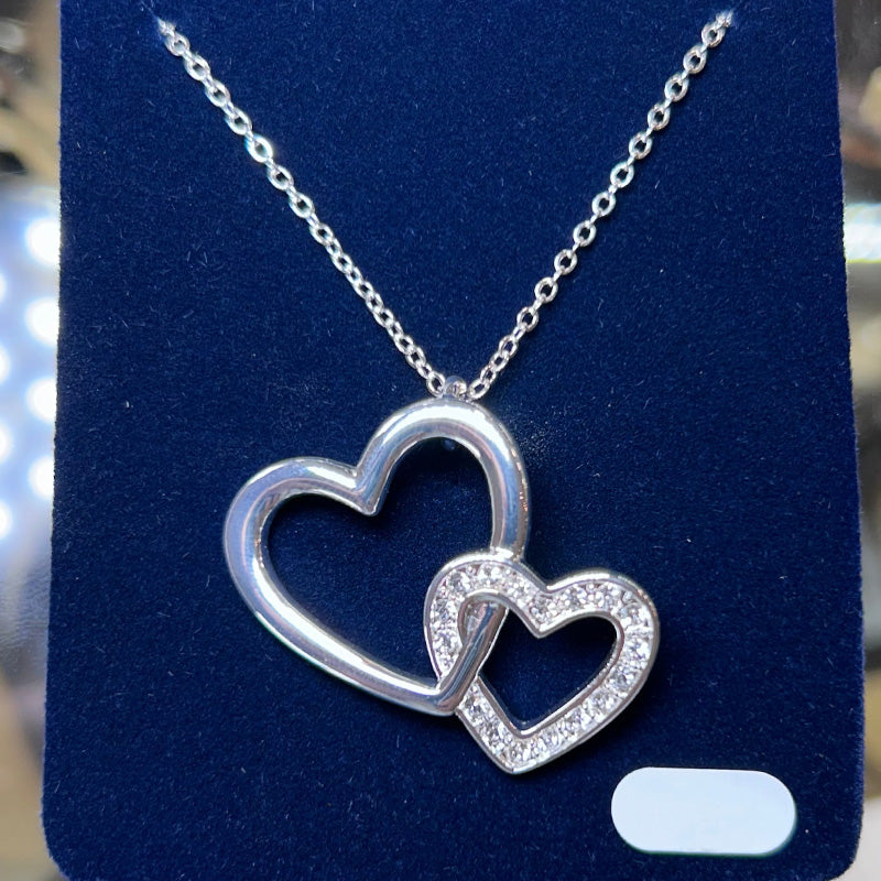 Silver Eart Necklaces NC61120