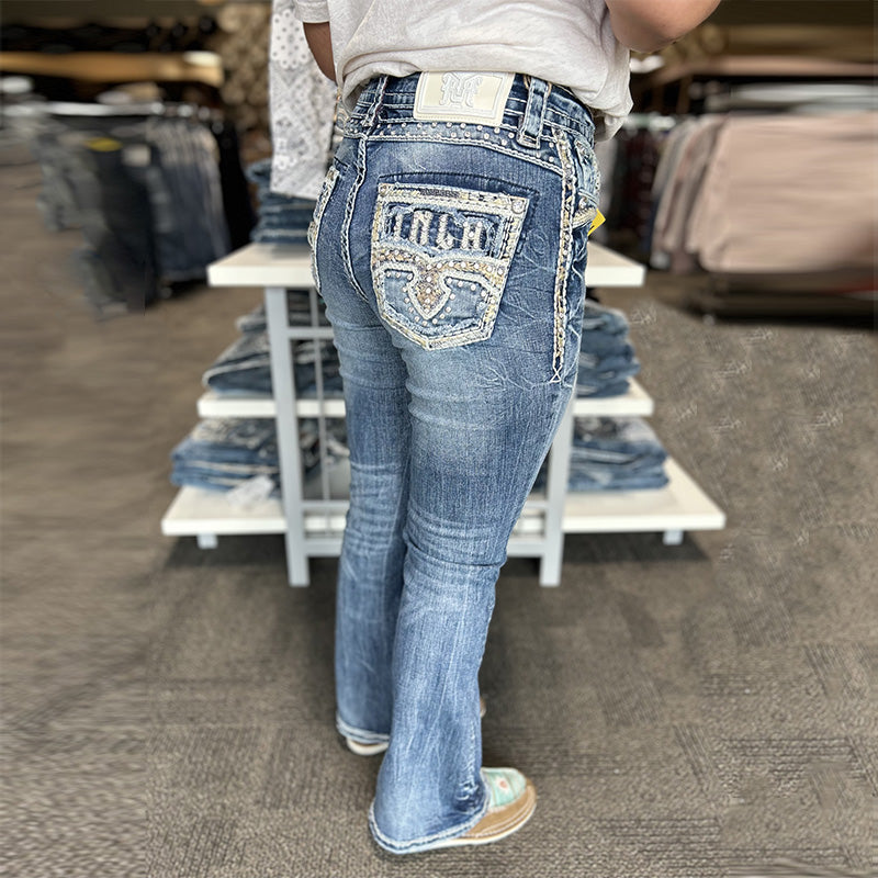 RA-9323-PB Rocks Ladies Jeans