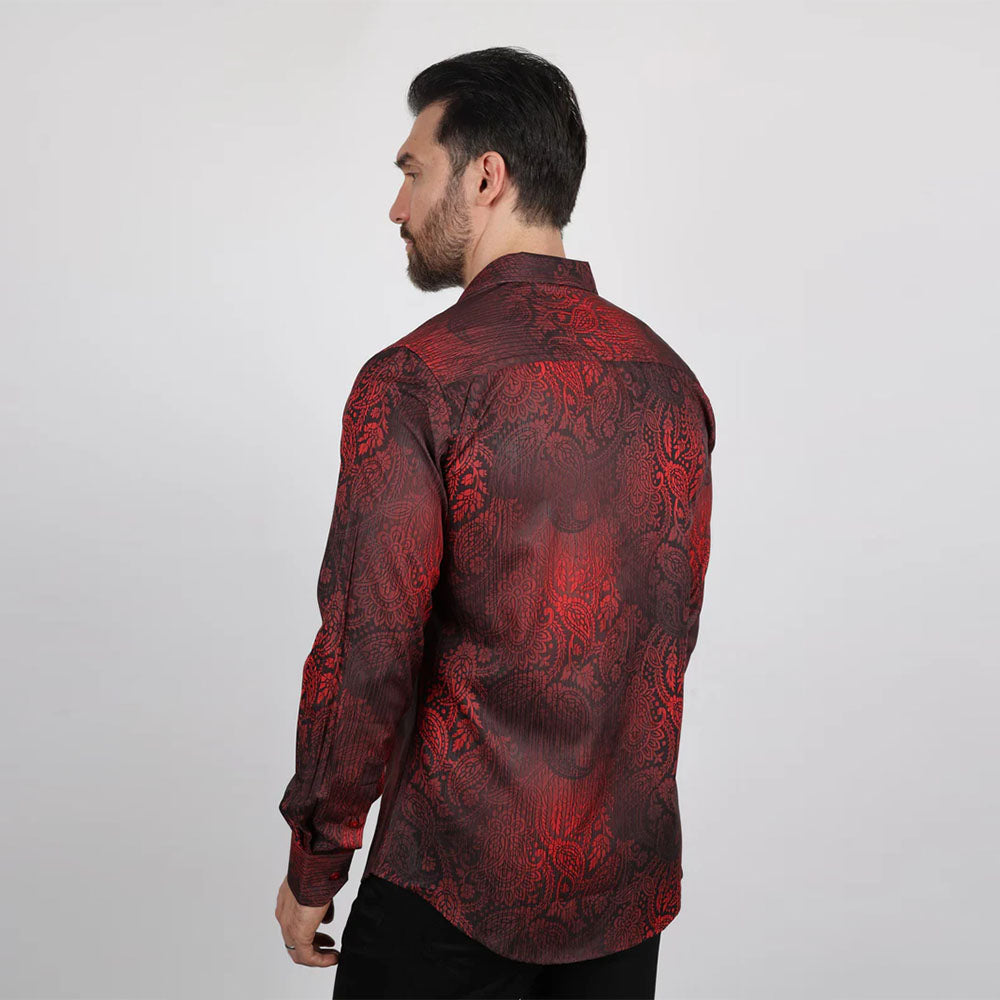 Platini Modern-Fit Strech Foil Fashion Shirt FPL9868