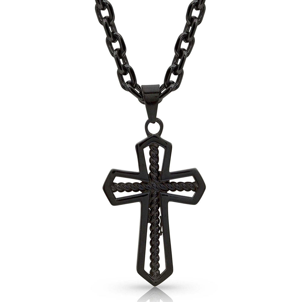 Black Rope Necklace NC4025