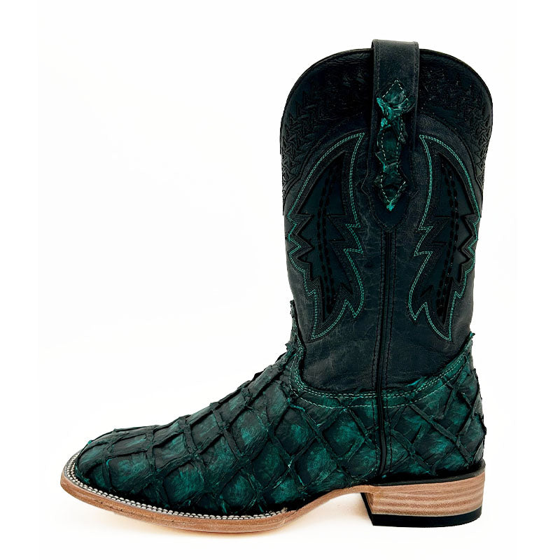 Fish Turquoise Espetial Cowboy Boot
