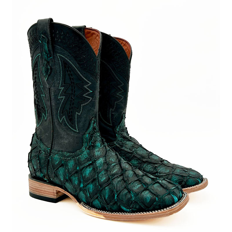 Fish Turquoise Espetial Cowboy Boot
