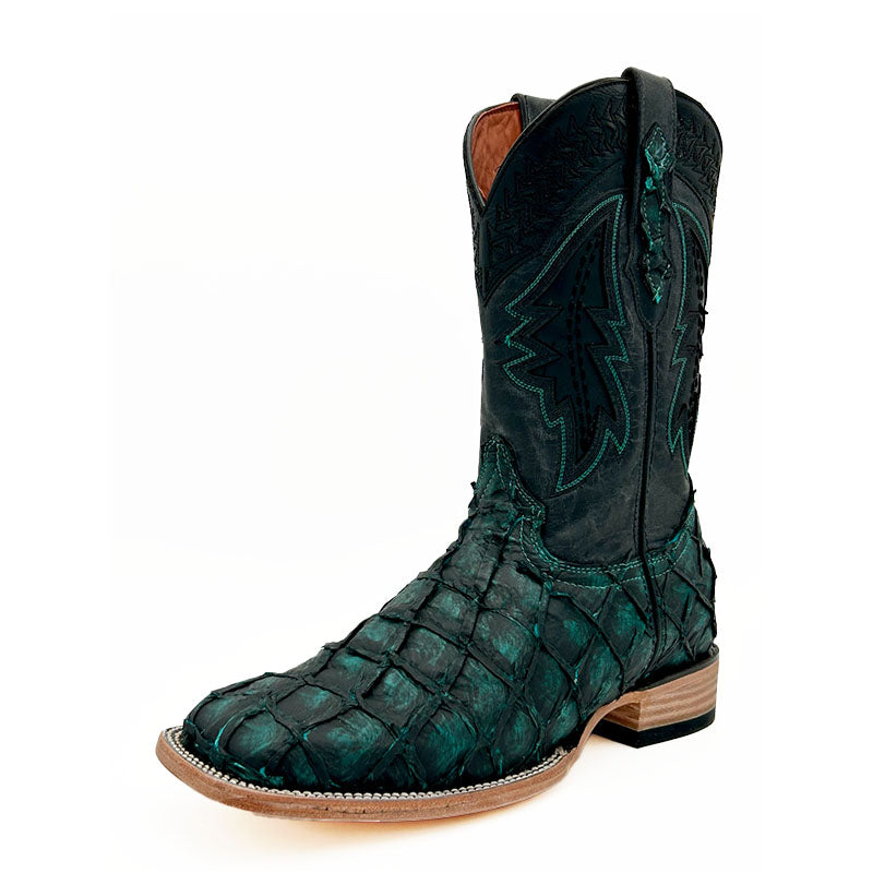 Fish Turquoise Espetial Cowboy Boot
