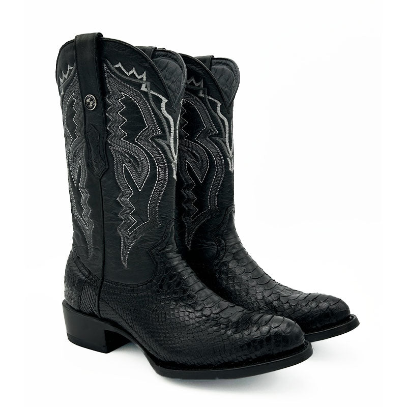 Black Piton Cowboy Boot TMX200433