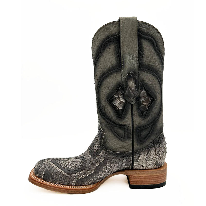 Python Molorus Shine Natural Cowboy Boot TMX208062