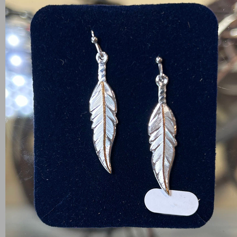 Tone Feather Earrings ER1967