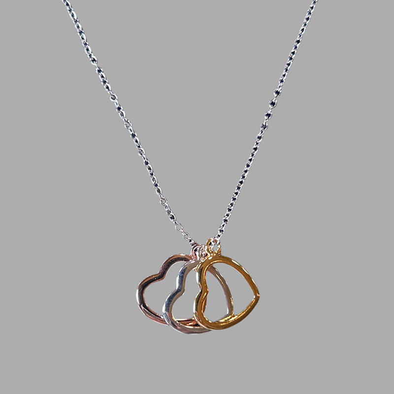 Trio Heart Necklace NC4494