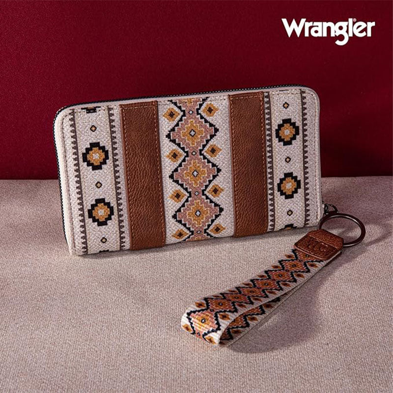 White Rhombus Wallet WG2202-W006CF