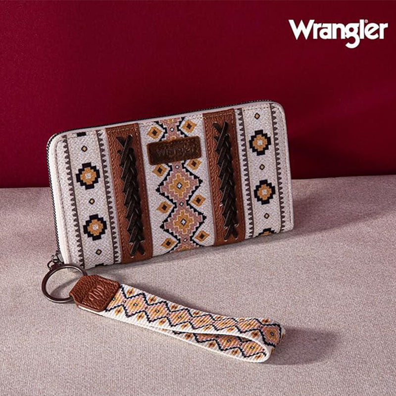 White Rhombus Wallet WG2202-W006CF