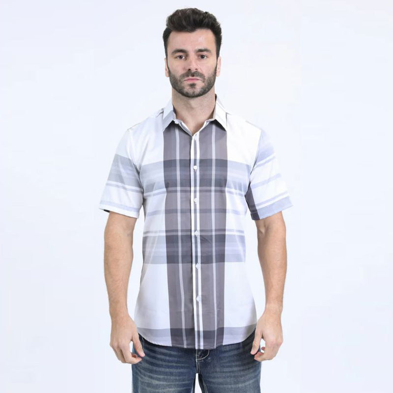 White Checkered Shirt CHS10843