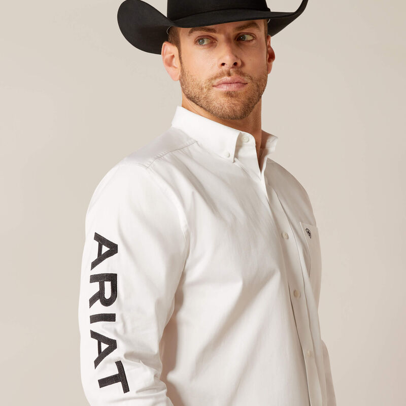 Team Logo Twill White Shirt 10046825
