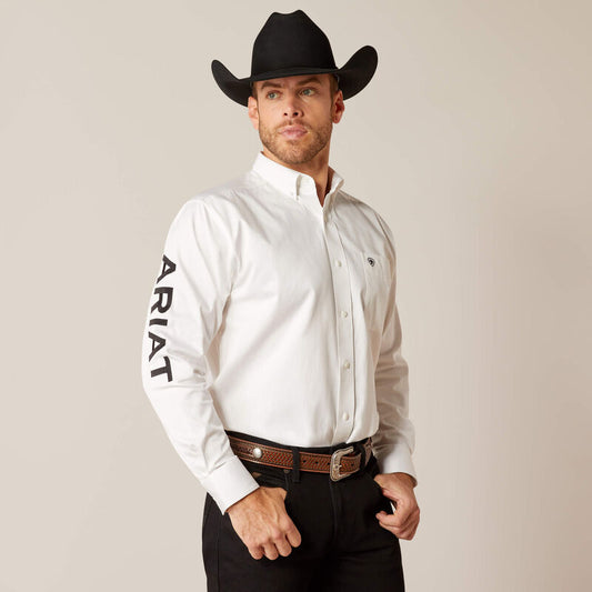 Team Logo Twill White Shirt 10046825