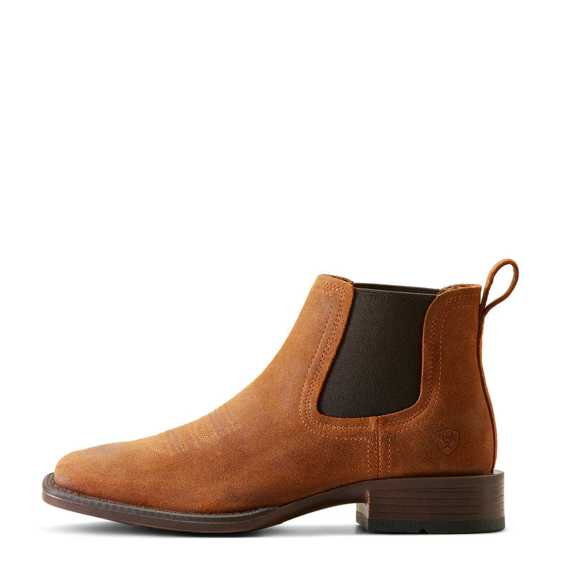 Booker Ultra Western Bar Top Brown Western Ankle Boot 10053843