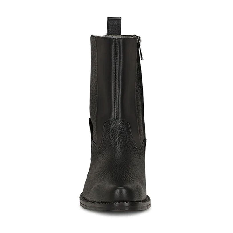 Black Deer Zipper Casual Ankle Boot FC659