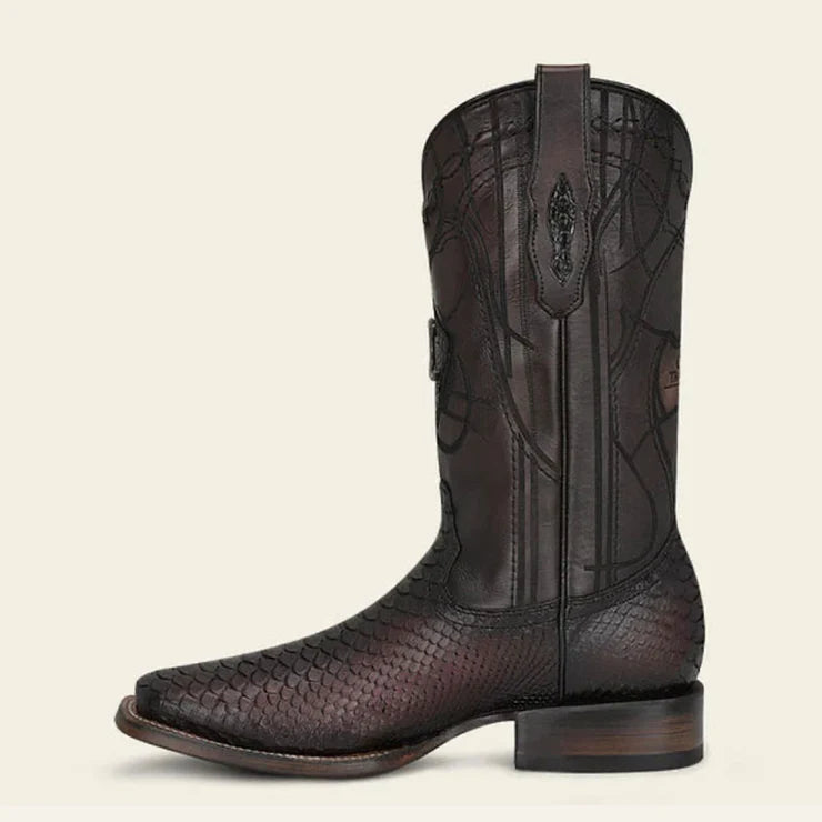 Lisboa Cherry Python Cowboy Boot CU746