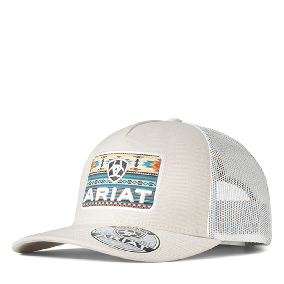 Ariat Rectangle Southwestern Beige Cap A300085831