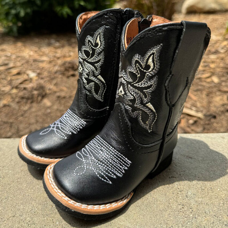 Infant Black Western Boot TMI200645