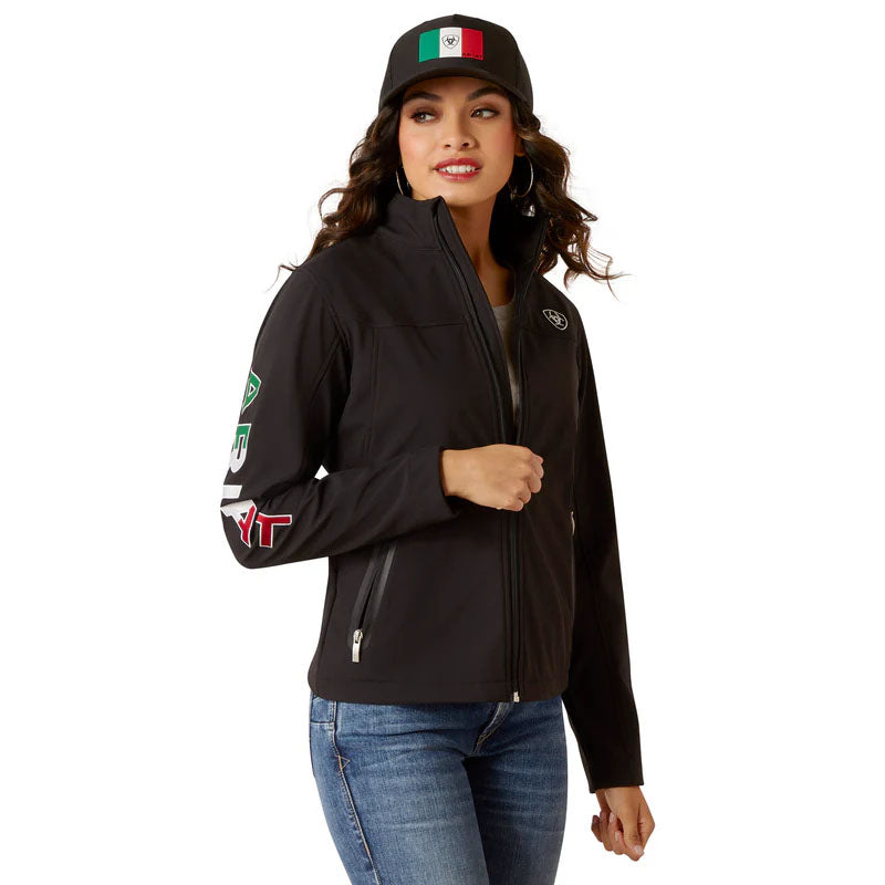 Ariat Classic Team Softshell Mexico Black Jacket 10031428