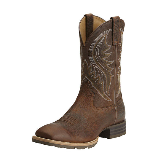 Hybrid Rancher Brown Oiled Cowboy Boot 10014070