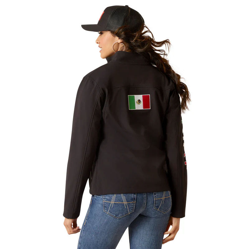 Ariat Classic Team Softshell Mexico Black Jacket 10031428