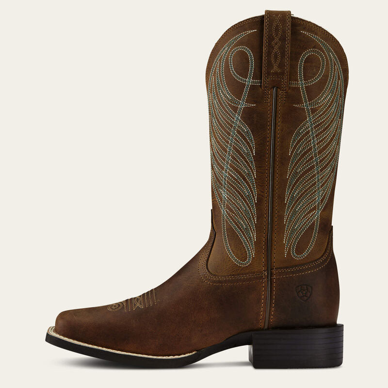 Round Up Powder Brown Cowboy Boot 10018528