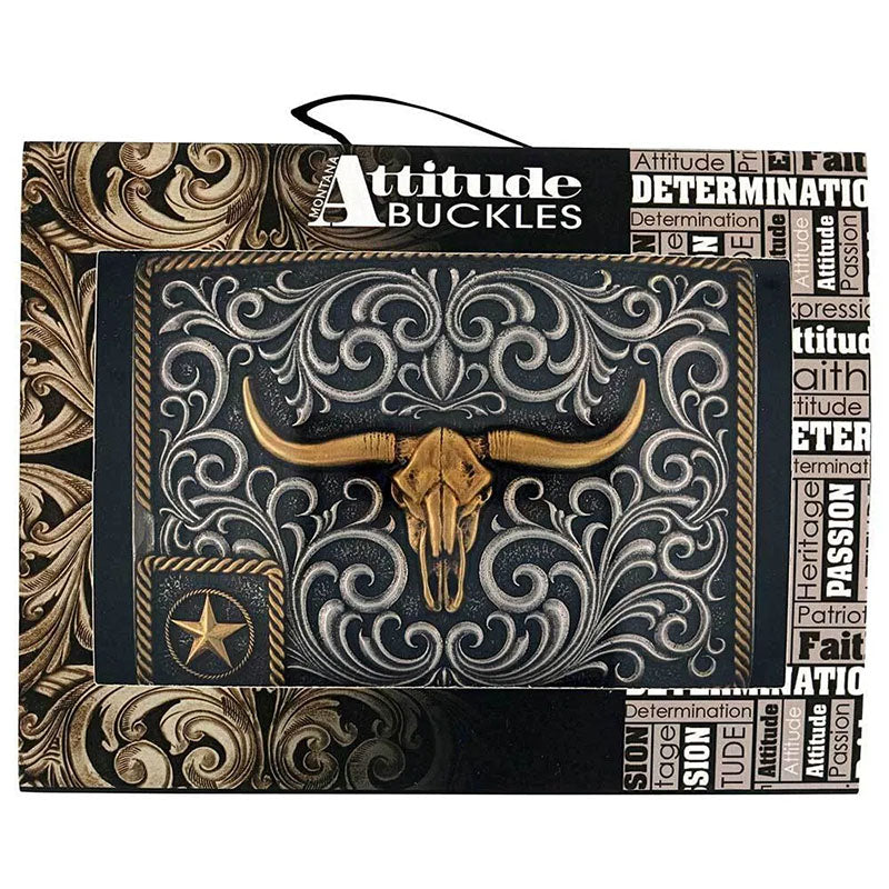 Lonestar longhorn Buckle A984P