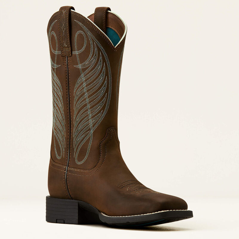 Round Up Powder Brown Cowboy Boot 10018528