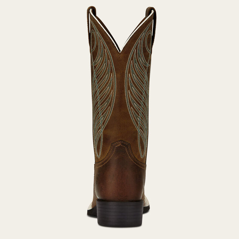 Round Up Powder Brown Cowboy Boot 10018528