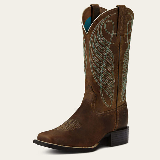 Round Up Powder Brown Cowboy Boot 10018528