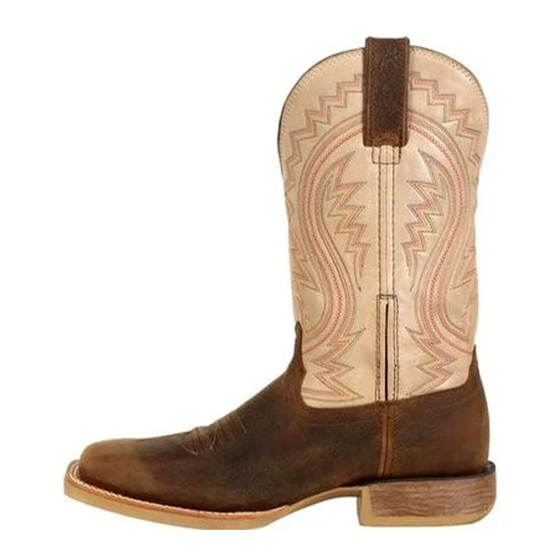 12" Wstrn Cofee and Bone Work Boot DDB0290