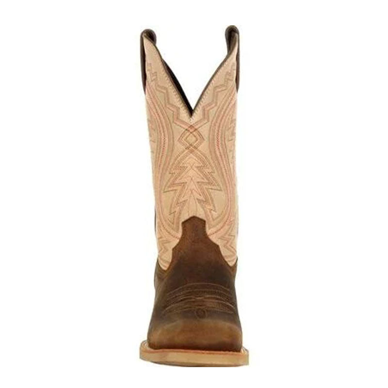 12" Wstrn Cofee and Bone Work Boot DDB0290